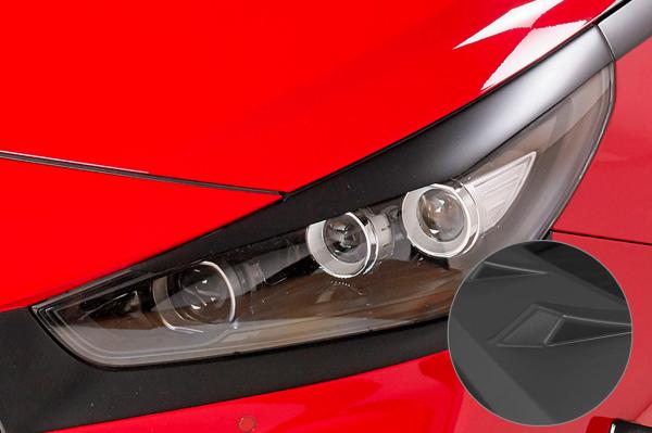 CSR Scheinwerferblenden für Hyundai I30 (PD) SB297-L Lackierung erforderlich (unlackiert roh)