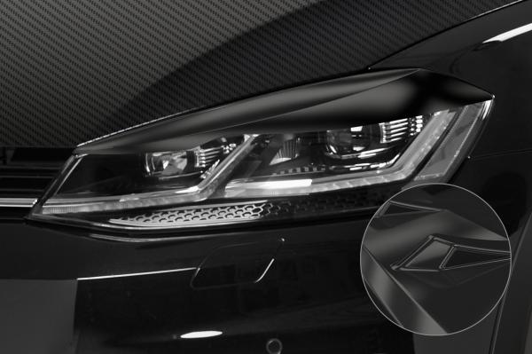 CSR Scheinwerferblenden für VW Golf 7 (Typ AU) SB301-G Glossy schwarz Hochglanz (keine Lackierung erforderlich)