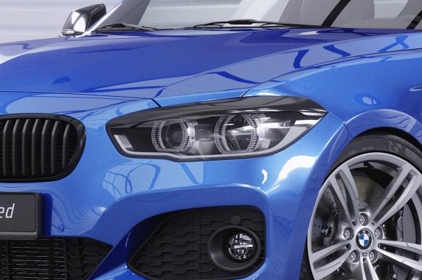 CSR Scheinwerferblenden für BMW 1er F20 / F21 SB306-G Glossy schwarz Hochglanz (keine Lackierung erforderlich)