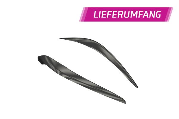 CSR Scheinwerferblenden für BMW 1er F20 / F21 SB306-G Glossy schwarz Hochglanz (keine Lackierung erforderlich)