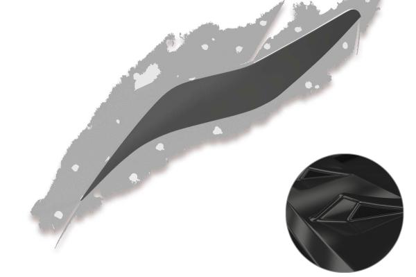 CSR Scheinwerferblenden für Ford Mondeo MK4 (Typ BA7) SB307-G Glossy schwarz Hochglanz (keine Lackierung erforderlich)