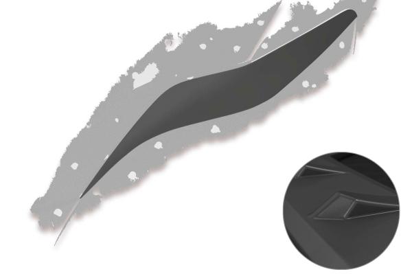 CSR Scheinwerferblenden für Ford Mondeo MK4 (Typ BA7) SB307-L Lackierung erforderlich (unlackiert roh)