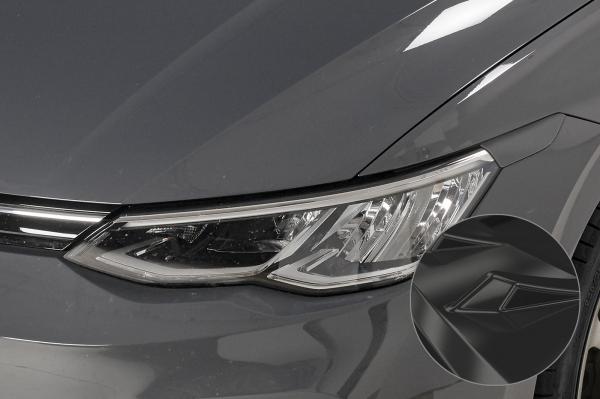 CSR Scheinwerferblenden für VW Golf 8 (Typ CD) SB310-G Glossy schwarz Hochglanz (keine Lackierung erforderlich)