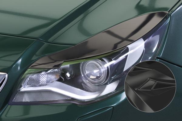 CSR Scheinwerferblenden für Opel Insignia A Xenon SB312-G Glossy schwarz Hochglanz (keine Lackierung erforderlich)