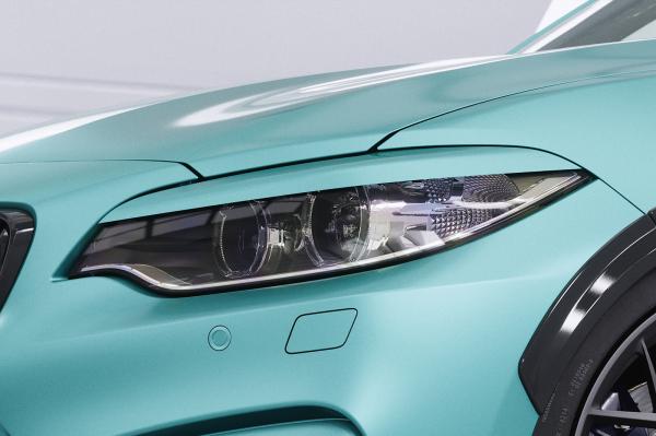 CSR Scheinwerferblenden für BMW 2er F22/F23/F87 SB314-L Lackierung erforderlich (unlackiert roh)