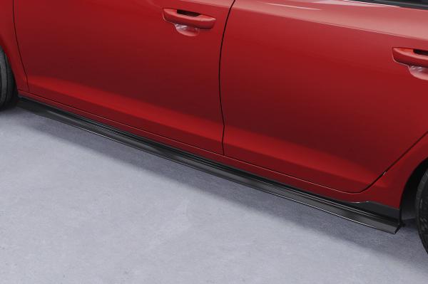 CSR Seitenschweller mit ABE für VW Golf 6 SS460-G Glossy schwarz Hochglanz (keine Lackierung erforderlich)