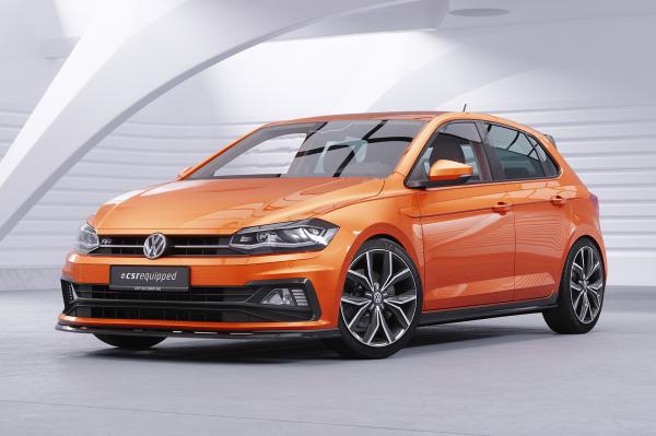 CSR Seitenschweller mit ABE für VW Polo VI 2G Typ AW SS462-G Glossy schwarz Hochglanz (keine Lackierung erforderlich)