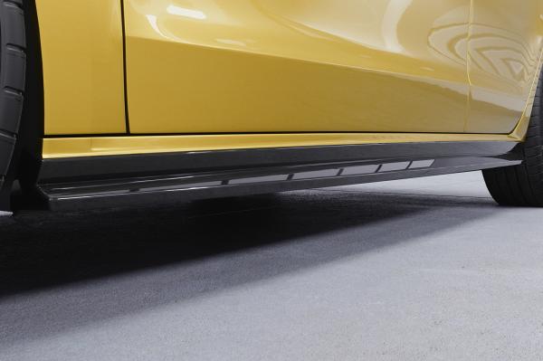 CSR Seitenschweller mit ABE für VW up!, Seat Mii, Skoda Citigo SS463-S strukturiert schwarz matt (keine Lackierung erforderlich)