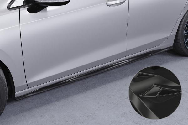 CSR Seitenschweller mit ABE für VW Golf 8 (Typ CD) SS467-G Glossy schwarz Hochglanz (keine Lackierung erforderlich)