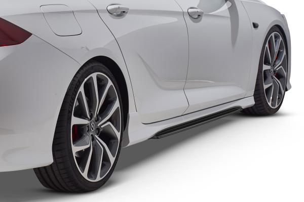 CSR Seitenschweller mit ABE für Opel Insignia B GSI / GS Line Plus SS477-G Glossy schwarz Hochglanz (keine Lackierung erforderlich)