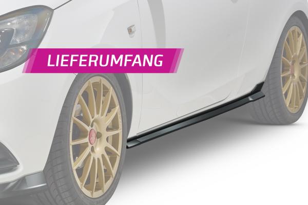 CSR Seitenschweller mit ABE für Opel Corsa E 3-Türer SS479-L Lackierung erforderlich (unlackiert roh)