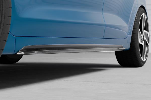 CSR Seitenschweller mit ABE für Hyundai i10 (3. Generation) SS483-S strukturiert schwarz matt (keine Lackierung erforderlich)