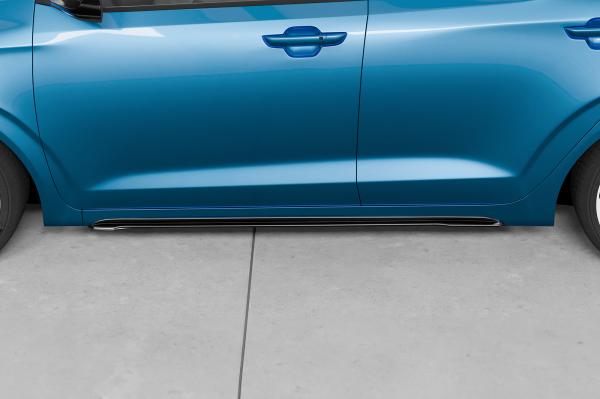 CSR Seitenschweller mit ABE für Hyundai i10 (3. Generation) SS483-S strukturiert schwarz matt (keine Lackierung erforderlich)
