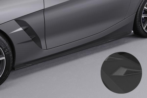 CSR Seitenschweller mit ABE für BMW Z4 (G29) M-Paket / M40i SS486-S strukturiert schwarz matt (keine Lackierung erforderlich)