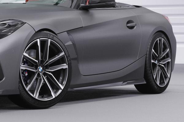 CSR Seitenschweller mit ABE für BMW Z4 (G29) M-Paket / M40i SS486-G Glossy schwarz Hochglanz (keine Lackierung erforderlich)