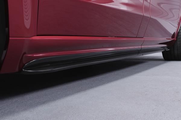 CSR Seitenschweller mit ABE für Mercedes-Benz V-Klasse 447 AMG-Line SS491-S strukturiert schwarz matt (keine Lackierung erforderlich)