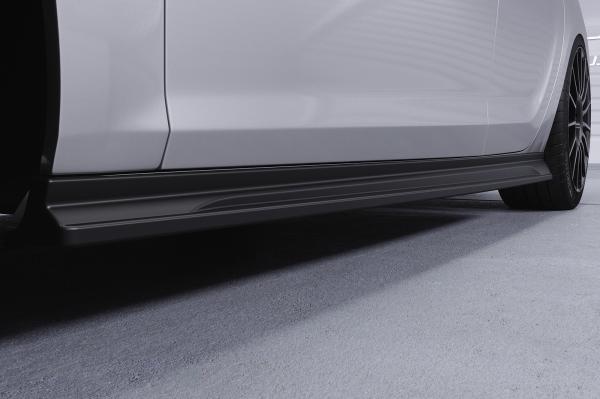 CSR Seitenschweller mit ABE für Opel Astra J Sports Tourer SS504-G Glossy schwarz Hochglanz (keine Lackierung erforderlich)