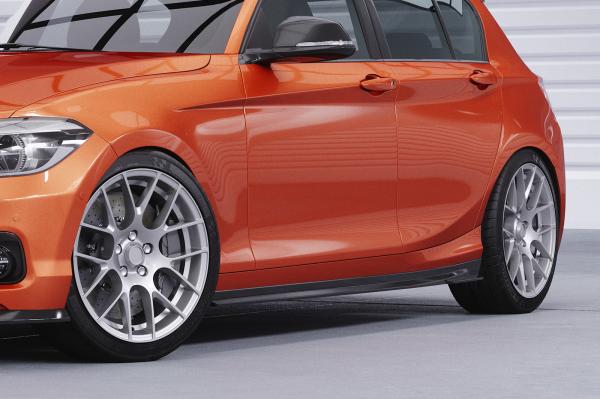 CSR Seitenschweller mit ABE für BMW 1er F20 / F21 SS510-C Carbon Look Hochglanz (keine Lackierung erforderlich)