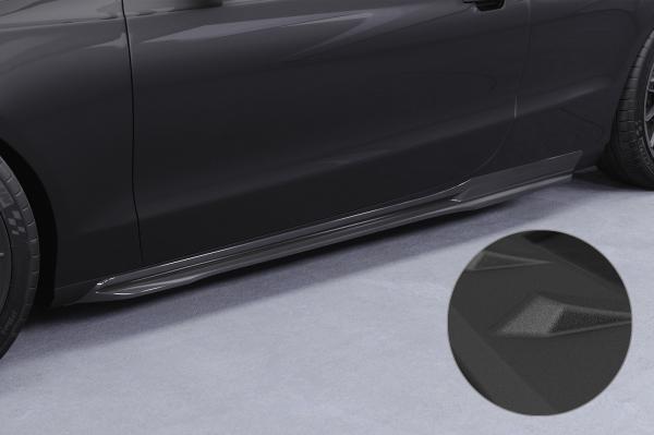 CSR Seitenschweller mit ABE für Audi A5 8T Coupe und Cabrio SS512-S strukturiert schwarz matt (keine Lackierung erforderlich)