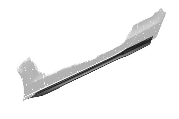 CSR Seitenschweller mit ABE für Audi A5 8T Coupe und Cabrio SS512-G Glossy schwarz Hochglanz (keine Lackierung erforderlich)