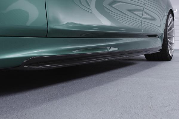 CSR Seitenschweller mit ABE für BMW 5er F10 / F11 M-Paket SS515-G Glossy schwarz Hochglanz (keine Lackierung erforderlich)