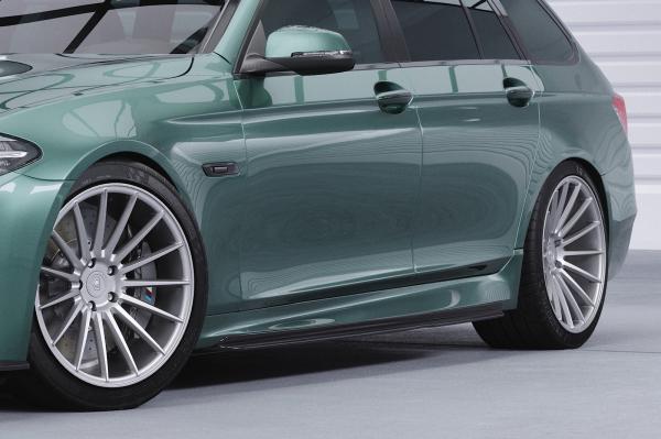 CSR Seitenschweller mit ABE für BMW 5er F10 / F11 M-Paket SS515-G Glossy schwarz Hochglanz (keine Lackierung erforderlich)