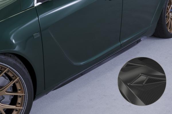 CSR Seitenschweller mit ABE für Opel Insignia A SS516-C Carbon Look Hochglanz (keine Lackierung erforderlich)