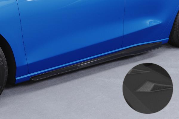 CSR Seitenschweller mit ABE für Ford Focus MK4 Turnier ST/ST-Line SS519-S strukturiert schwarz matt (keine Lackierung erforderlich)