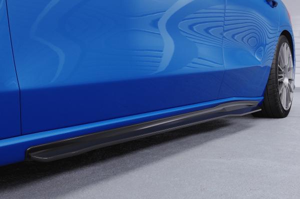 CSR Seitenschweller mit ABE für Ford Focus MK4 Turnier ST/ST-Line SS519-G Glossy schwarz Hochglanz (keine Lackierung erforderlich)