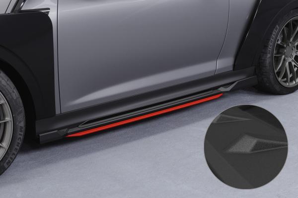 CSR Seitenschweller mit ABE für Mini F56 / F57 SS520-S strukturiert schwarz matt (keine Lackierung erforderlich)