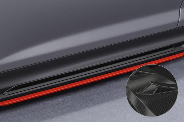 CSR Seitenschweller mit ABE für Mini F56 / 57 3-Türer SS521-C Carbon Look Hochglanz (keine Lackierung erforderlich)