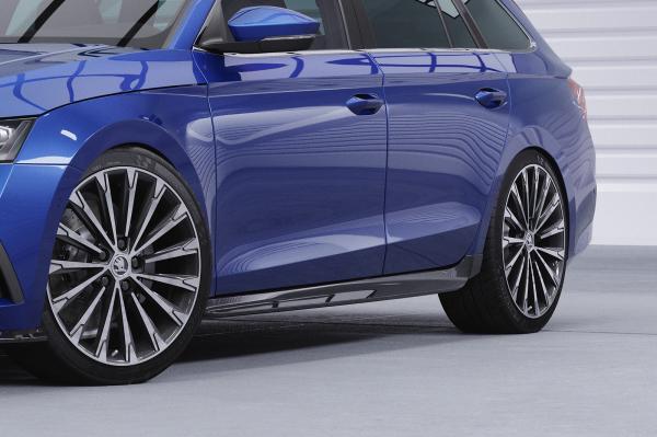CSR Seitenschweller mit ABE für Skoda Octavia 4 SS525-S strukturiert schwarz matt (keine Lackierung erforderlich)