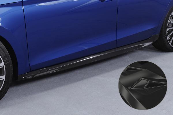 CSR Seitenschweller mit ABE für Skoda Octavia 4 SS525-G Glossy schwarz Hochglanz (keine Lackierung erforderlich)