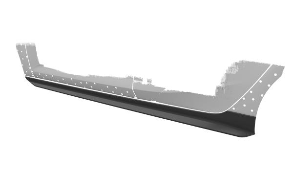 CSR Seitenschweller mit ABE für Opel Astra K SS526-G Glossy schwarz Hochglanz (keine Lackierung erforderlich)