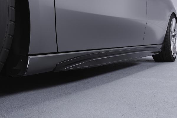 CSR Seitenschweller mit ABE für Mercedes-Benz A-Klasse (W177) SS527-G Glossy schwarz Hochglanz (keine Lackierung erforderlich)