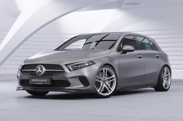 CSR Seitenschweller mit ABE für Mercedes-Benz A-Klasse (W177) SS527-G Glossy schwarz Hochglanz (keine Lackierung erforderlich)