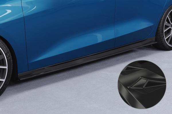 CSR Seitenschweller mit ABE für Audi A3 (8Y) SS528-G Glossy schwarz Hochglanz (keine Lackierung erforderlich)