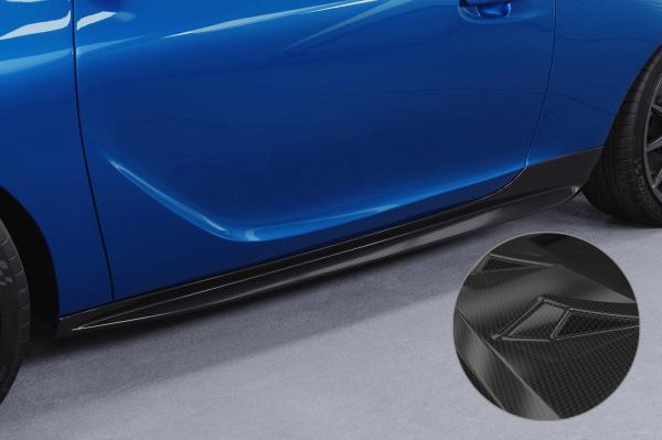CSR Seitenschweller mit ABE für Opel Adam SS531-C Carbon Look Hochglanz (keine Lackierung erforderlich)