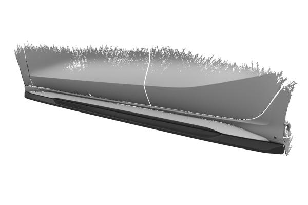 CSR Seitenschweller mit ABE für Audi A3 S-Line / S3 (8Y) SS532-G Glossy schwarz Hochglanz (keine Lackierung erforderlich)