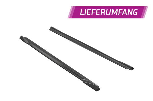 CSR Seitenschweller mit ABE für Toyota Yaris 4 (XP21) SS534-S strukturiert schwarz matt (keine Lackierung erforderlich)