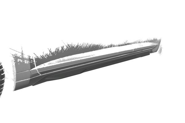 CSR Seitenschweller mit ABE für VW Arteon (Typ 3H) SS535-G Glossy schwarz Hochglanz (keine Lackierung erforderlich)