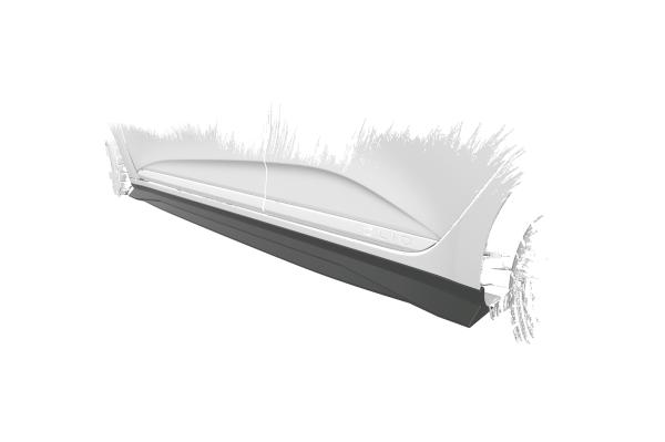 CSR Seitenschweller mit ABE für Renault Clio 5 SS536-G Glossy schwarz Hochglanz (keine Lackierung erforderlich)