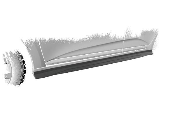 CSR Seitenschweller mit ABE für Renault Clio 5 SS536-G Glossy schwarz Hochglanz (keine Lackierung erforderlich)