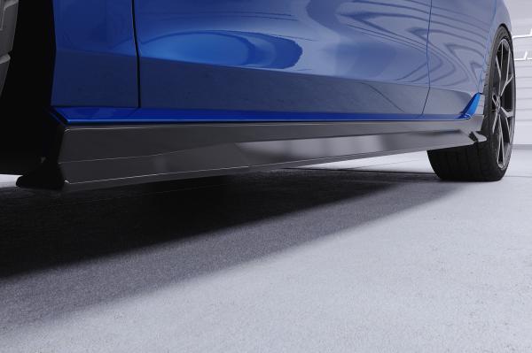 CSR Seitenschweller mit ABE für VW Golf 8 R SS538-C Carbon Look Hochglanz (keine Lackierung erforderlich)