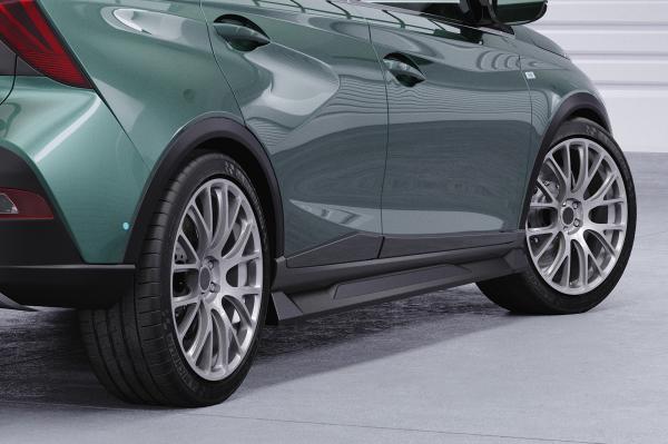 CSR Seitenschweller mit ABE für Hyundai Bayon SS540-S strukturiert schwarz matt (keine Lackierung erforderlich)