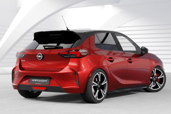 CSR Seitenschweller mit ABE für Opel Corsa F SS541-S strukturiert schwarz matt (keine Lackierung erforderlich)