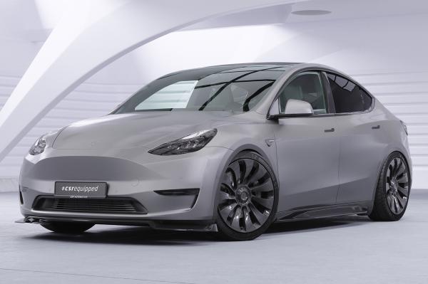 CSR Seitenschweller mit ABE für Tesla Model Y SS545-L Lackierung erforderlich (unlackiert roh)