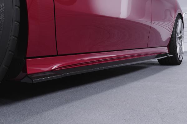 CSR Seitenschweller mit ABE für Mercedes-Benz A-Klasse (W177) AMG/AMG-Line SS547-G Glossy schwarz Hochglanz (keine Lackierung erforderlich)