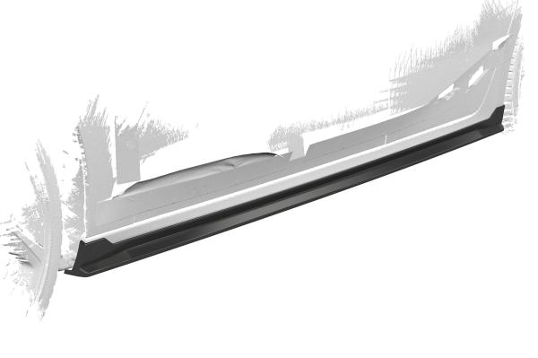 CSR Seitenschweller mit ABE für Opel Astra L Schrägheck SS549-G Glossy schwarz Hochglanz (keine Lackierung erforderlich)