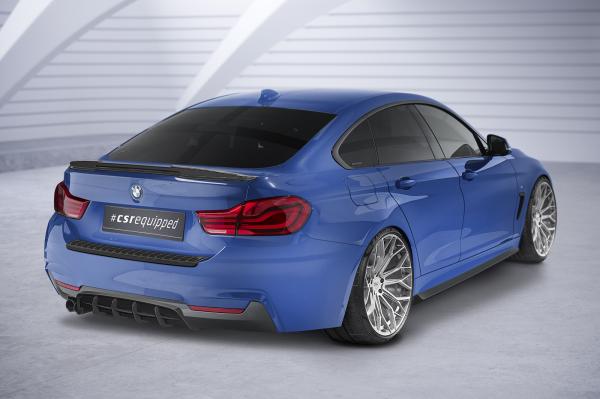 CSR Seitenschweller mit ABE für BMW 4er (F32, F33, F36) SS550-G Glossy schwarz Hochglanz (keine Lackierung erforderlich)